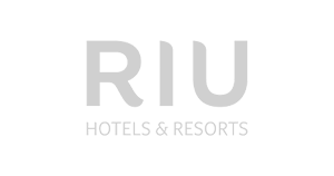 Logotipo RIU escala de grises